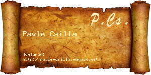 Pavle Csilla névjegykártya